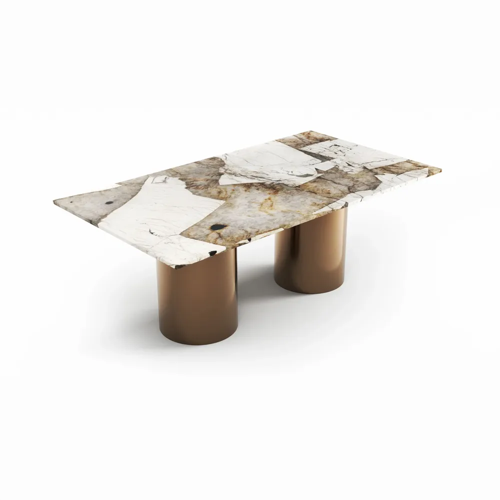 Dining Tables - Jaspura - Dining Tables - Patagonia Quartzite - 220X110X75 cm - STONE VALLEY