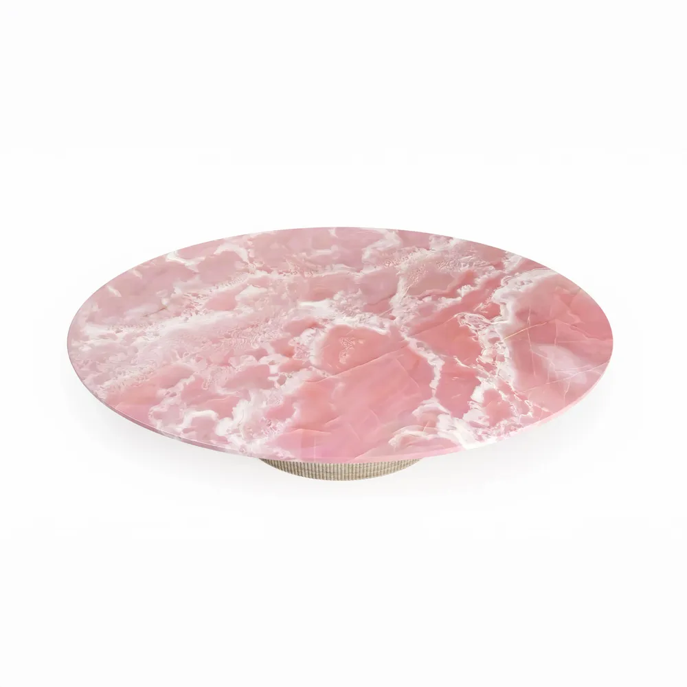 Coffee tables - Valleyra - Coffee tables - Pink Onyx - 140X80X40 cm - STONE VALLEY