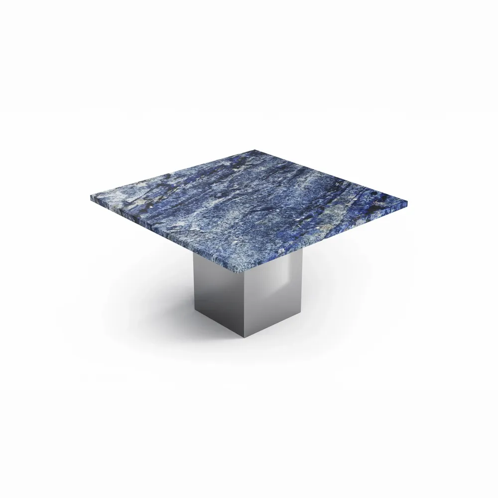 Coffee tables - Carrera - Coffee tables - Bahia Blue Granite - 70X70X40 cm - STONE VALLEY
