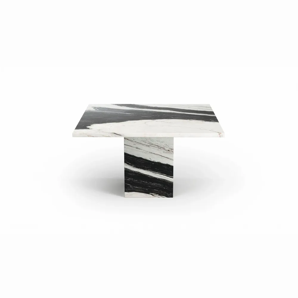 Coffee tables - Carrera - Coffee Tables - Panda Marble - 90X90X40 cm - STONE VALLEY