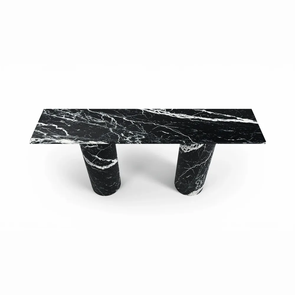Consoles - Ombrure - Table console - Marbre Nero Maquina - 180X40X85 cm - STONE VALLEY