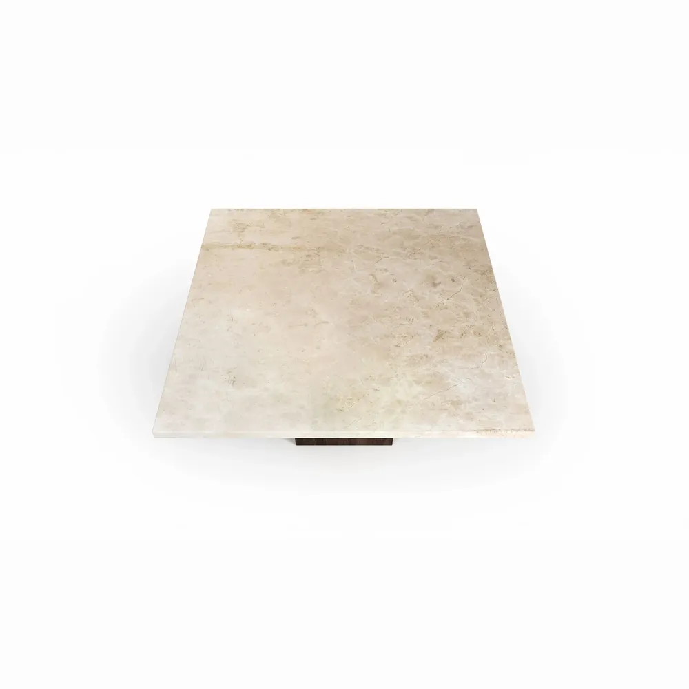 Tables basses - Carrera - Tables basses - Marbre Crema - 70X70X40 cm - STONE VALLEY