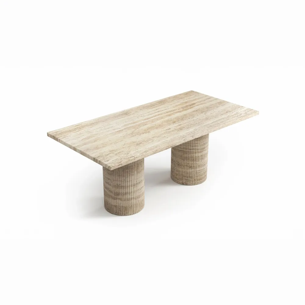 Coffee tables - Jaspura - Coffee Tables - Classic Travertine - 120X60X40 cm - STONE VALLEY