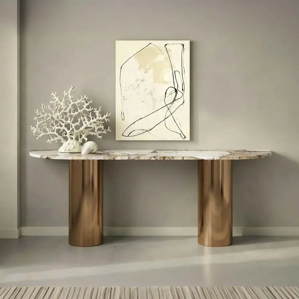 Consoles - Ombrure - Table console - Quartzite Patagonia - 160X40X85 cm - STONE VALLEY
