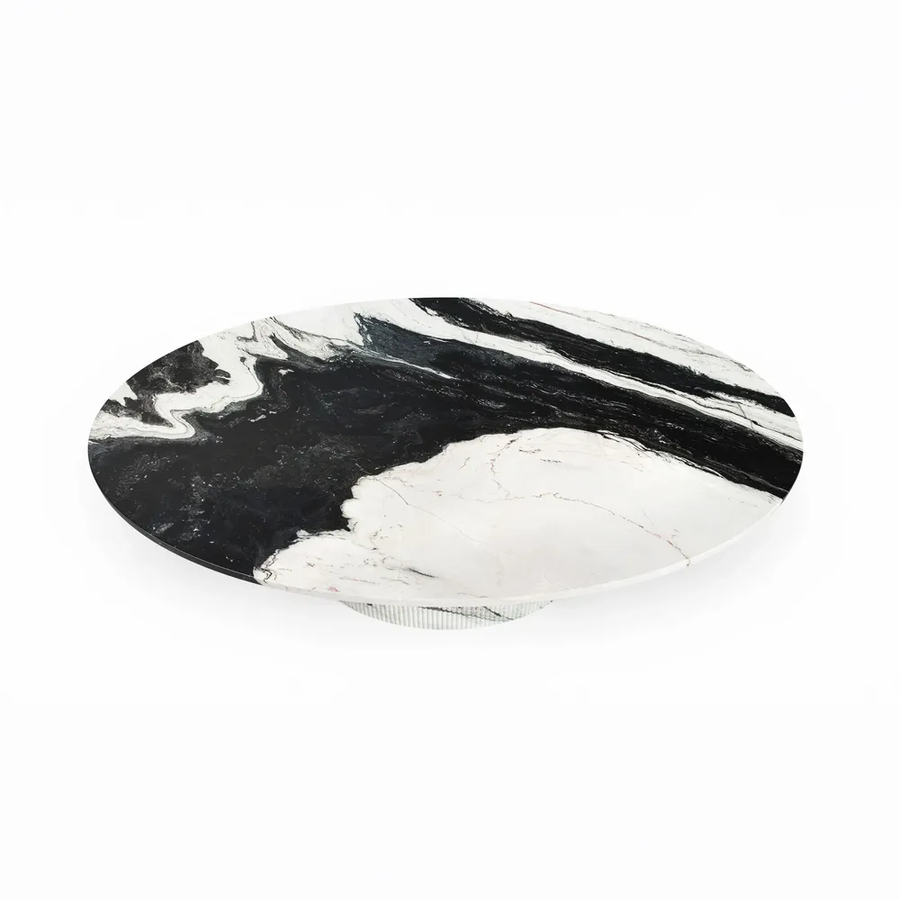 Coffee tables - Valleyra - Coffee Tables - Panda Marble - 140X80X40 cm - STONE VALLEY