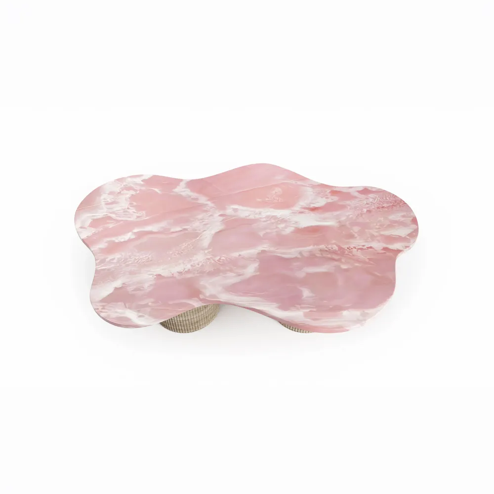 Tables de jardin - Nunoca - Tables basses - Onyx Rose - 110X70X40 cm - STONE VALLEY