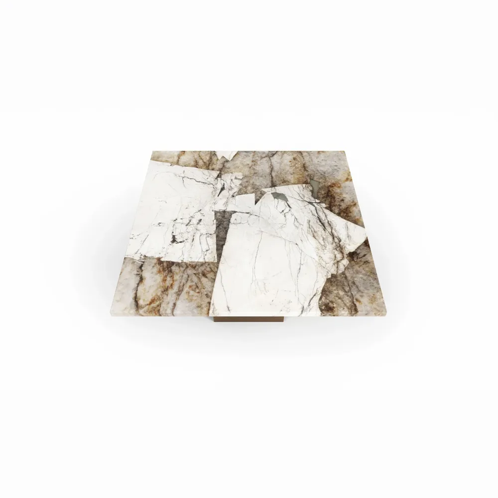 Tables basses - Carrera - Tables basses - Quartzite Patagonia - 70X70X40 cm - STONE VALLEY