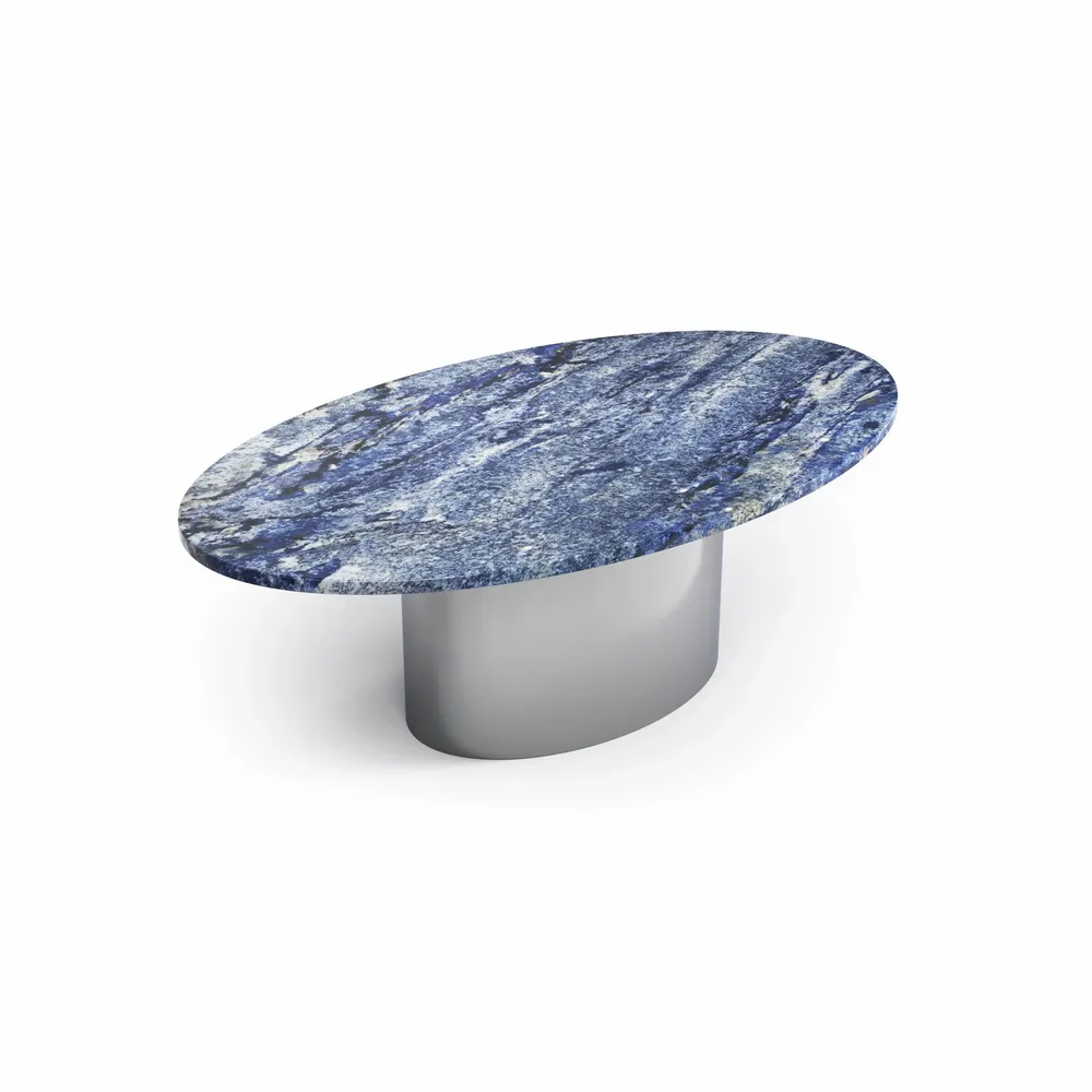 Tables basses - Valleyra - Tables basses - Granit Blue Bahia - 120X70X40 cm - STONE VALLEY