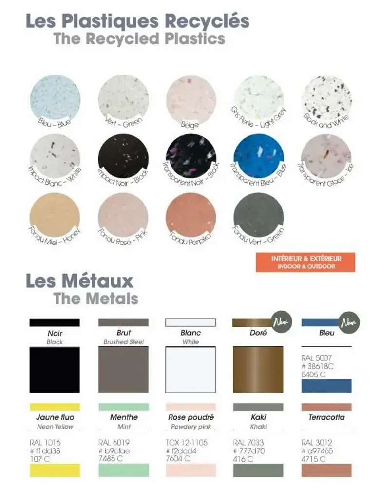 Dining Tables - Véra retro indoor tables with laminate finish - 120cm/160cm - LES GAMBETTES