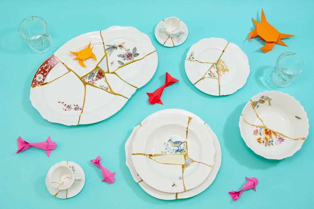Assiettes de réception - KINTSUGI - SELETTI