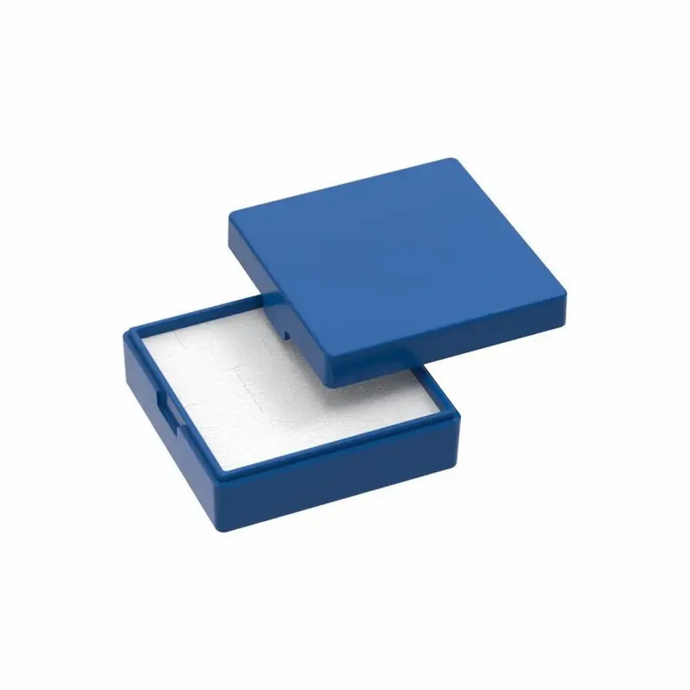 Gifts - Medium-sized navy blue recycled plastic storage box - LAVAL 1878