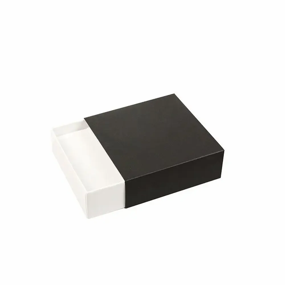 Gifts - Black and glossy matte cardboard drawer organizer/pocket box - LAVAL 1878