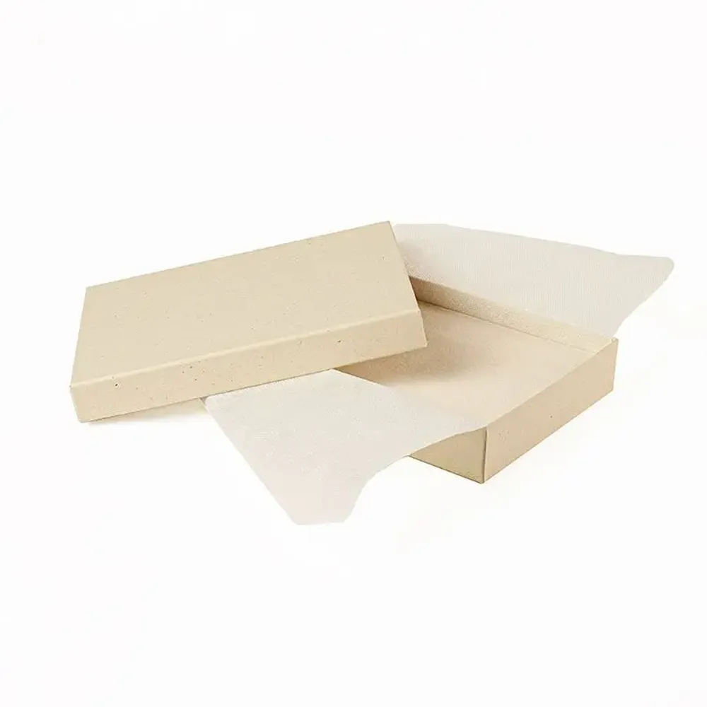 Gifts - Light natural kraft cardboard necklace box, 16cm long - LAVAL 1878