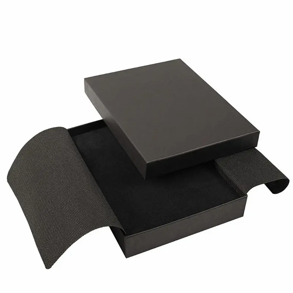 Cadeaux - Écrin collier carton lisse mat noir L 16cm - LAVAL 1878