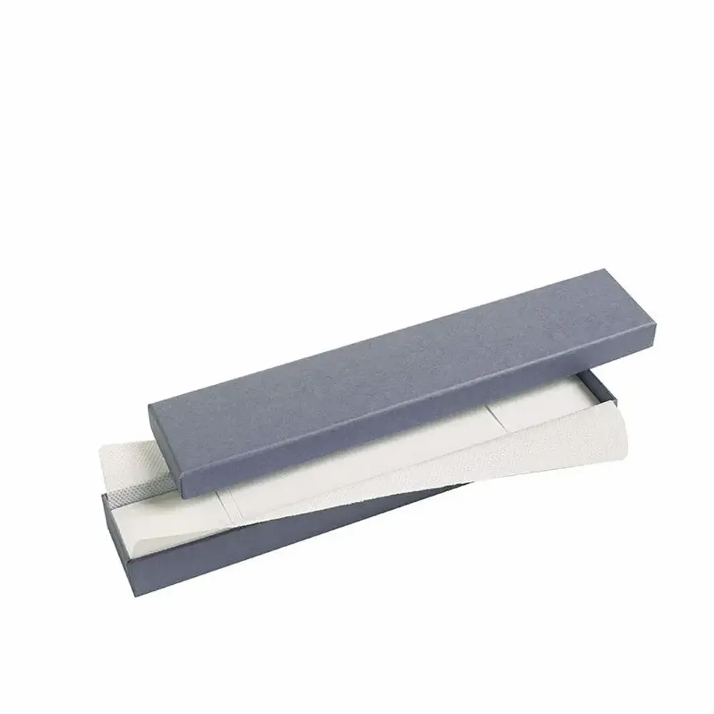 Gifts - Matte blue-grey smooth cardboard bracelet box - LAVAL 1878