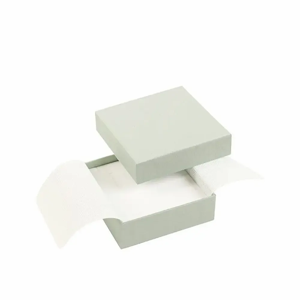 Gifts - Smooth, matte, sage green cardboard trinket tray - LAVAL 1878
