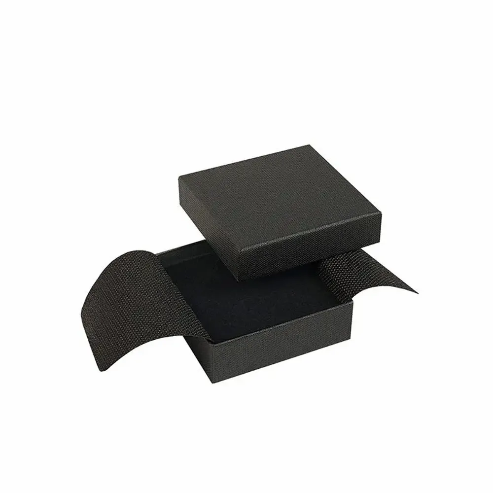 Gifts - Black matte textured cardboard storage box - LAVAL 1878