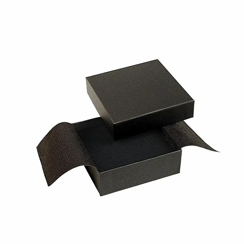 Gifts - Black matte textured cardboard storage box - LAVAL 1878