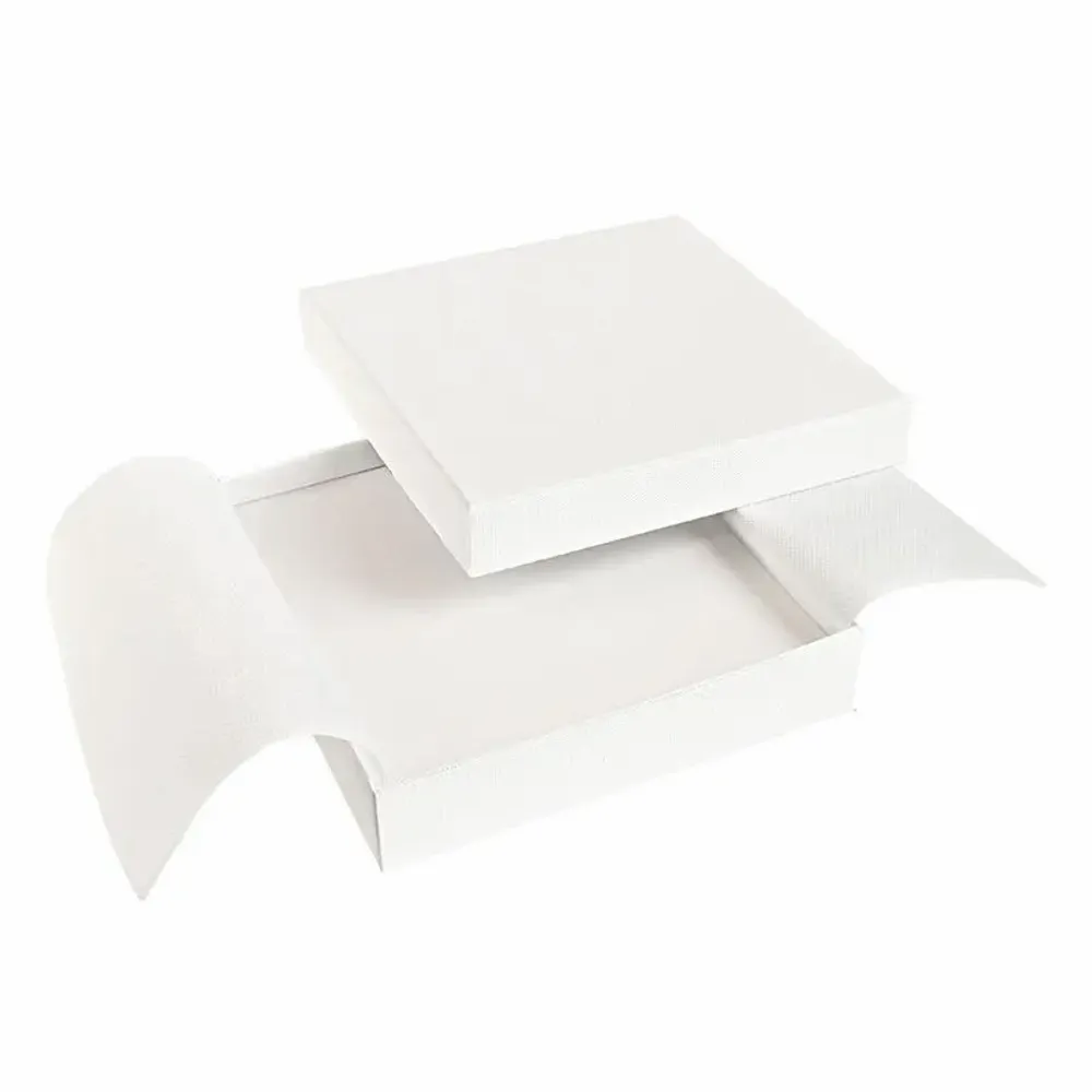 Gifts - White matte textured cardboard necklace box - LAVAL 1878