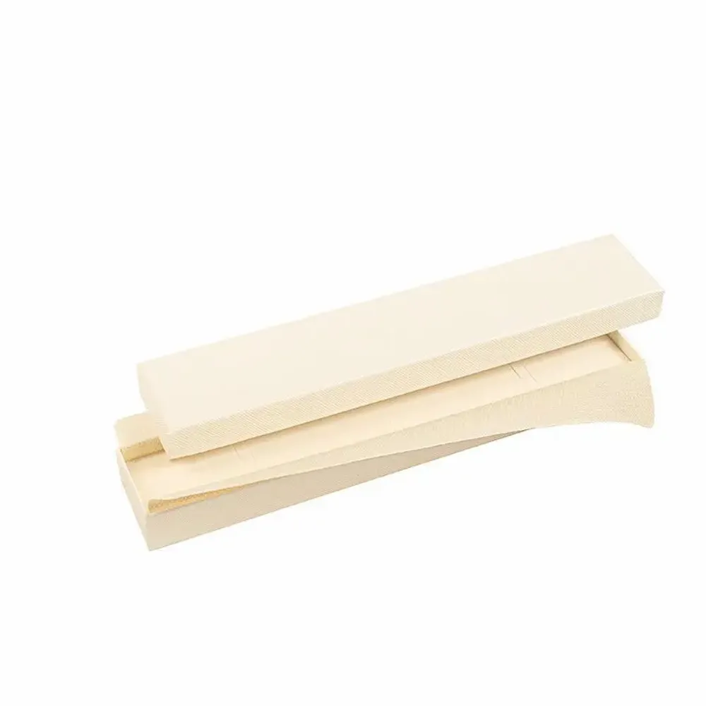 Cadeaux - Écrin bracelet carton aspect grainé mat couleur écru - LAVAL 1878