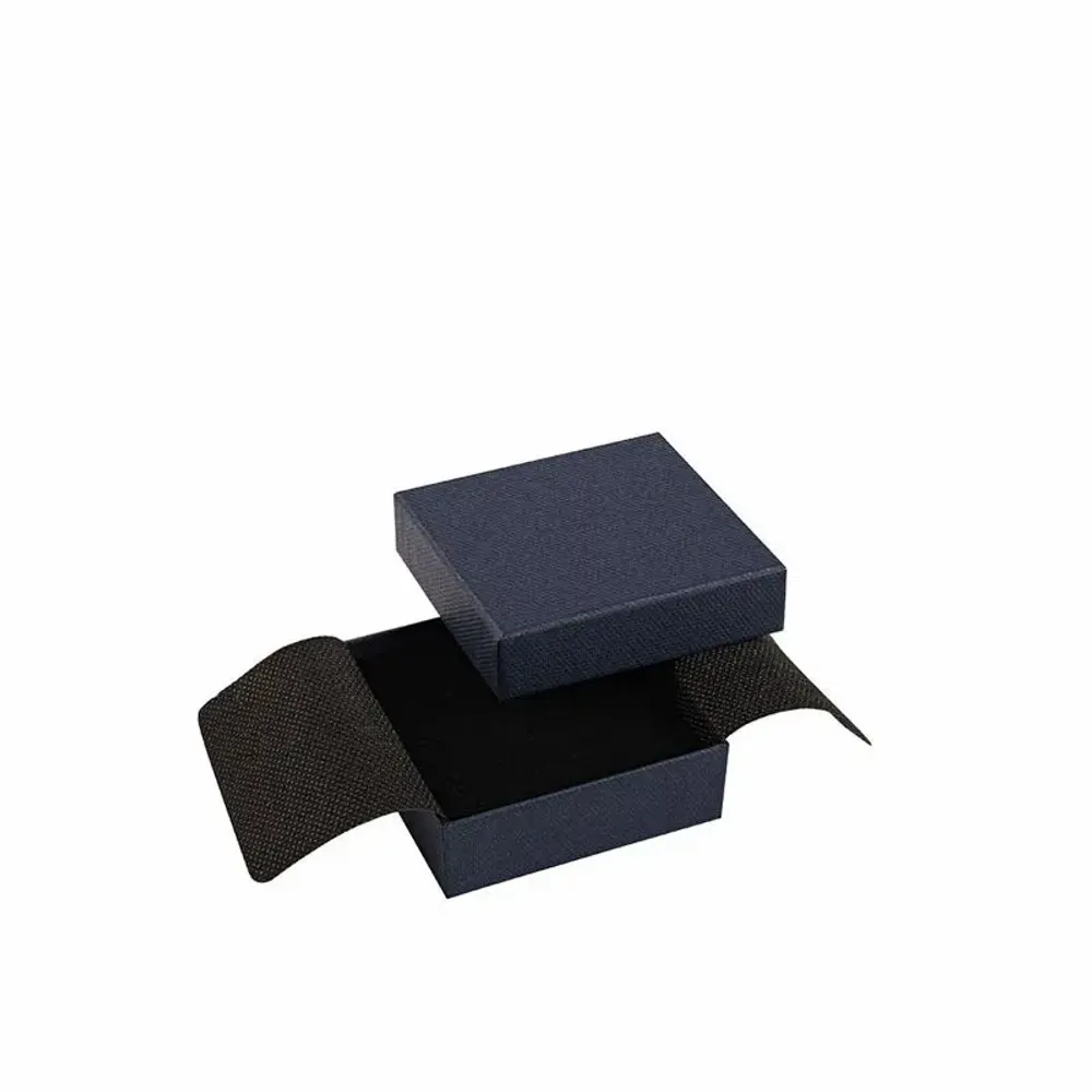 Gifts - Navy blue matte grained cardboard trinket tray - LAVAL 1878