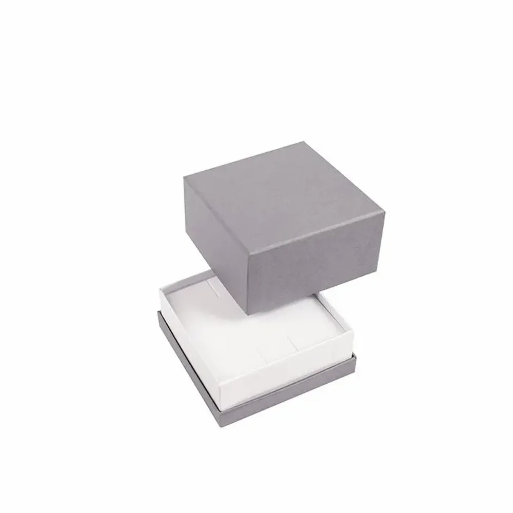 Cadeaux - Écrin montre carton mat gris à liseré blanc - LAVAL 1878