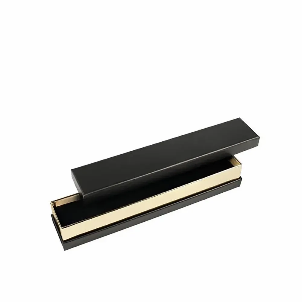 Cadeaux - Écrin bracelet carton mat noir à liseré doré - LAVAL 1878