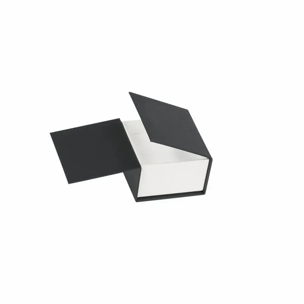Gifts - White/black matte cardboard ring box with magnetic closure - LAVAL 1878