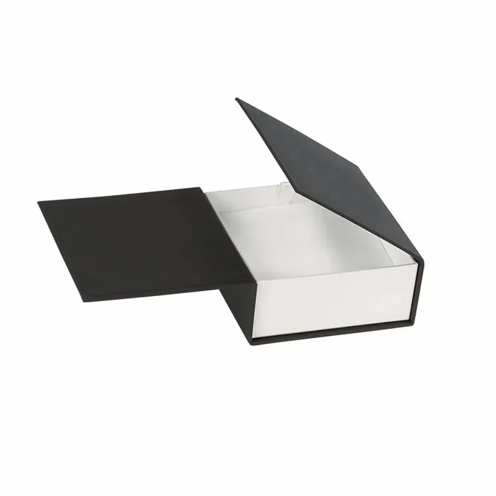 Gifts - White/black matte cardboard storage box with magnetic closure - LAVAL 1878