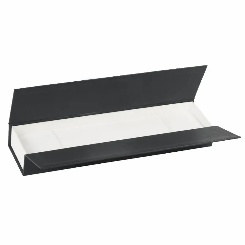 Gifts - White/black matte cardboard bracelet case with magnetic closure - LAVAL 1878