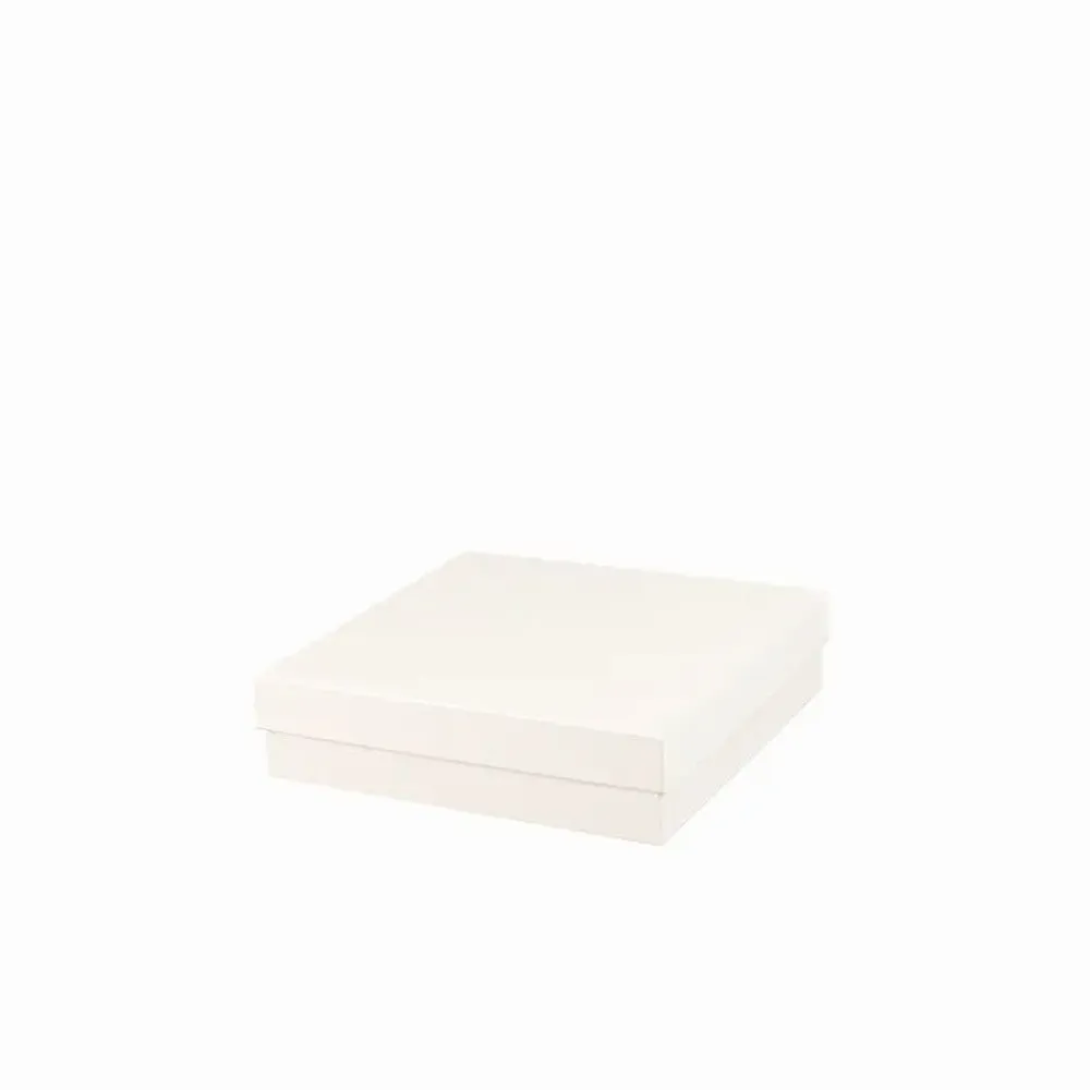 Gifts - Smooth, matte white cardboard box, 20 x 20 x 5cm - LAVAL 1878