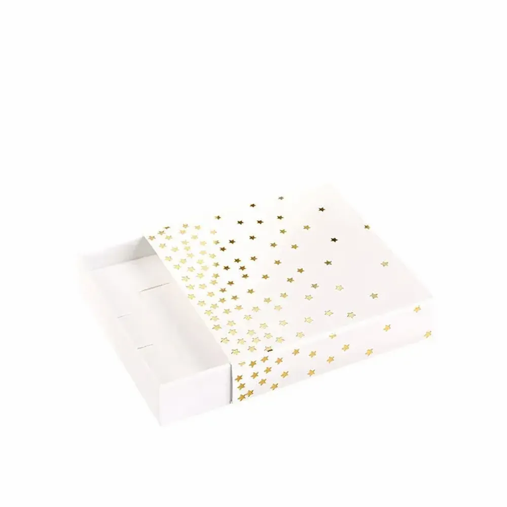 Gifts - Satin-finished case, drawer - gold-plated hot foil stamped stars - LAVAL 1878