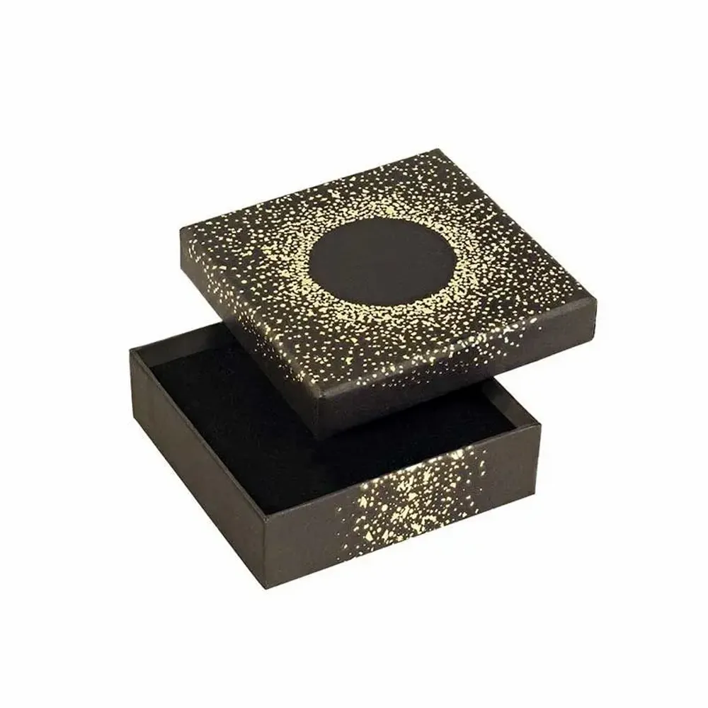Gifts - Matte black valet tray - Gold foil-stamped Eclipse pattern - LAVAL 1878