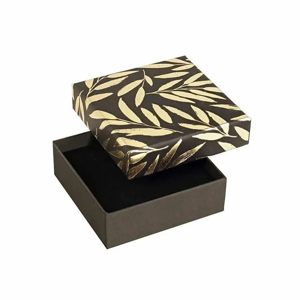 Gifts - Matte black valet tray - Amazonian motifs with gold foil stamping - LAVAL 1878