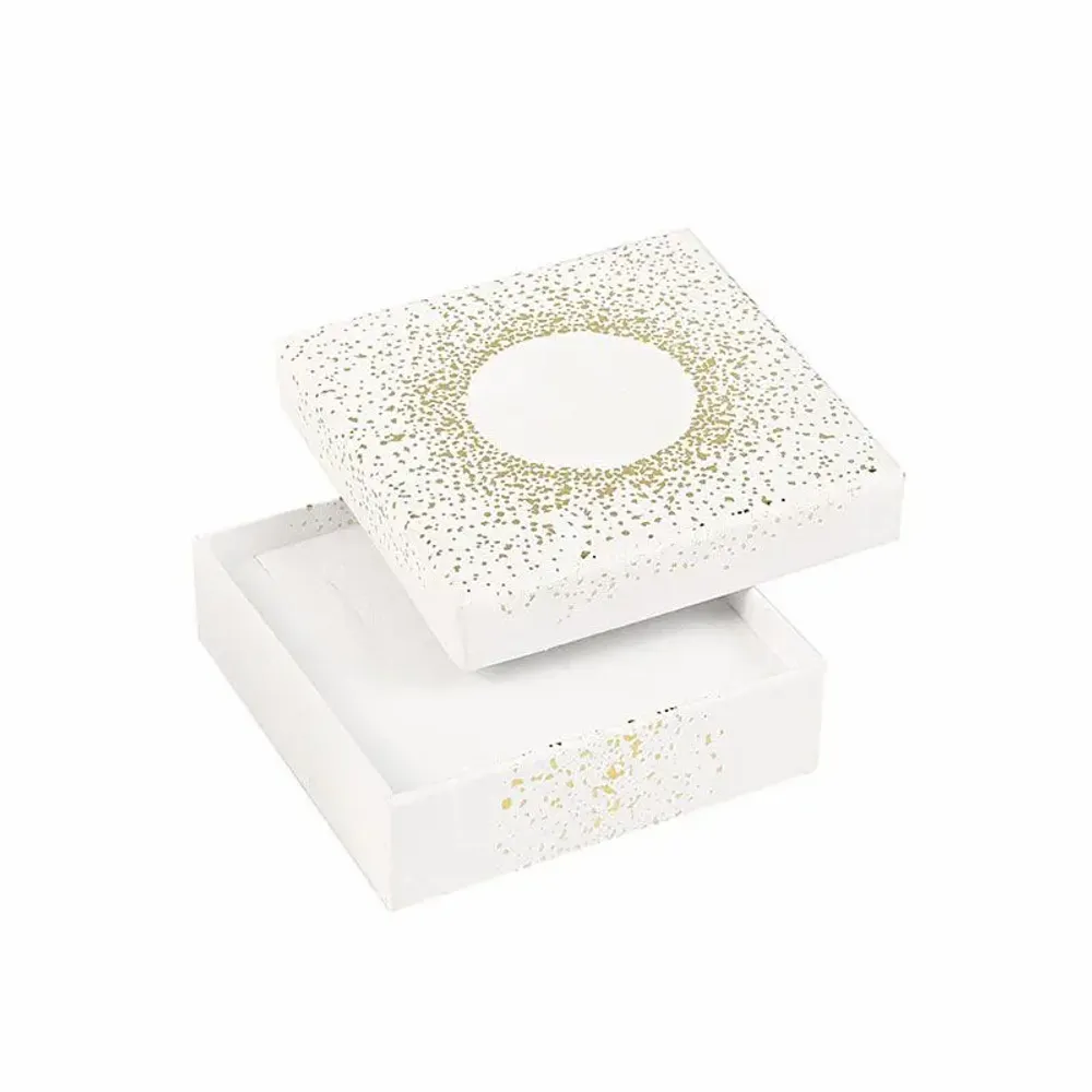 Gifts - Matte white valet tray - Eclipse pattern with gold foil stamping - LAVAL 1878