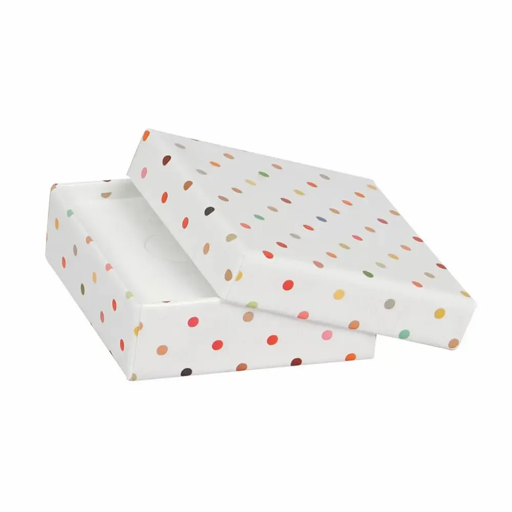 Gifts - Glossy cardboard trinket tray with multicolored polka dots - LAVAL 1878