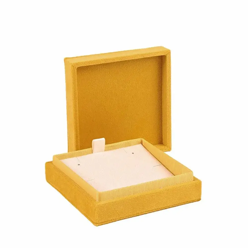 Gifts - Mustard yellow synthetic velvet valet tray - LAVAL 1878