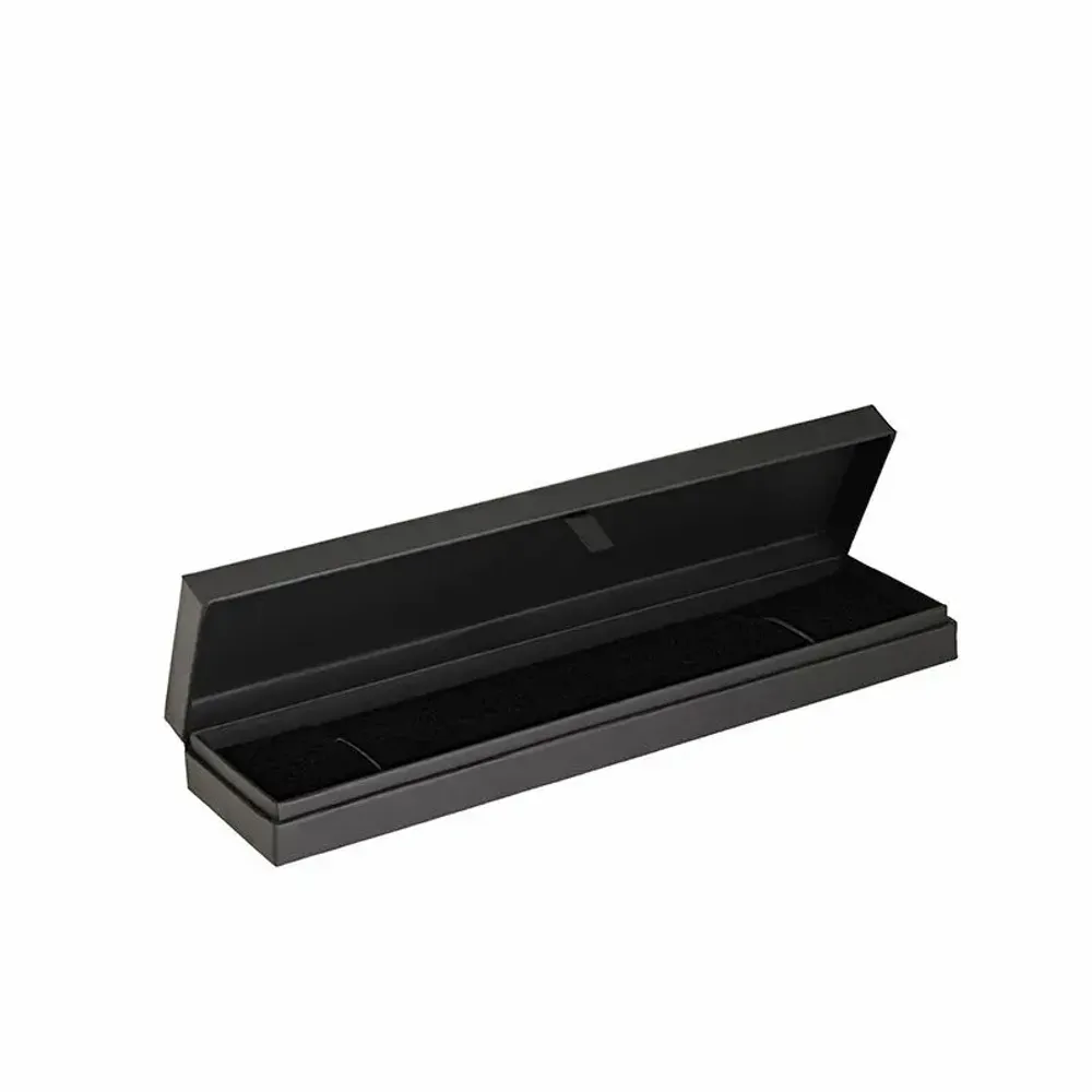 Cadeaux - Écrin bracelet carton aspect gommé à charnière noir - LAVAL 1878