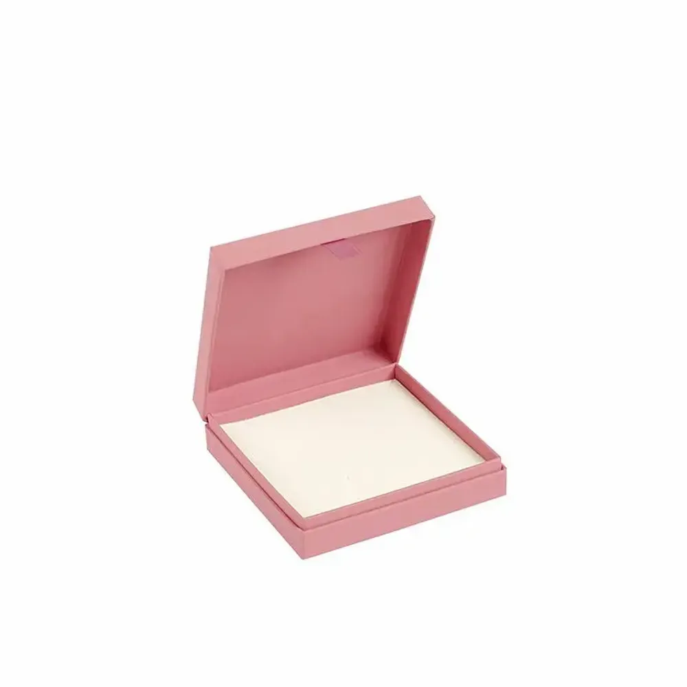 Gifts - Cardboard catch-all tray with a rubberized finish and hinged, old rose - LAVAL 1878