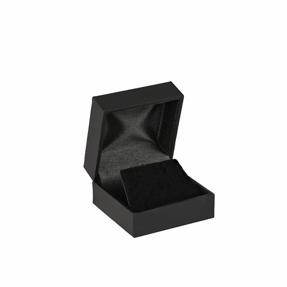 Gifts - Black matte smooth coated earring case - LAVAL 1878