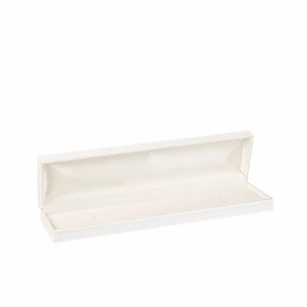 Gifts - White synthetic-coated wheat-ear bracelet case - LAVAL 1878