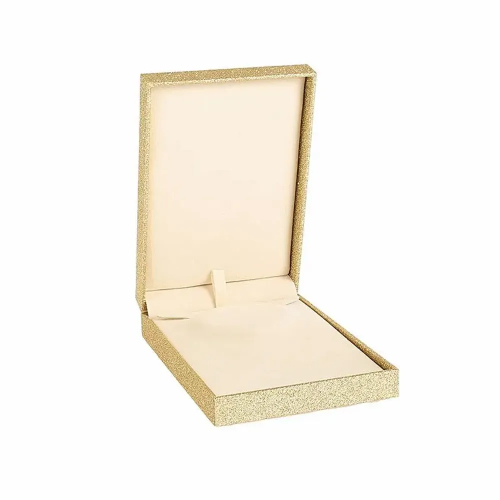 Cadeaux - Écrin collier gainé doré à paillettes - LAVAL 1878