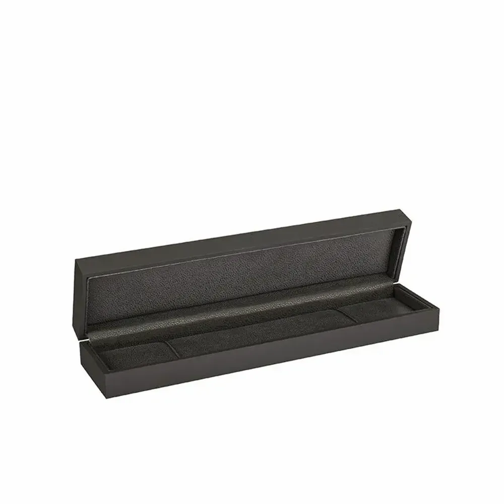 Gifts - Bracelet case with smooth, rubberized finish, black - LAVAL 1878