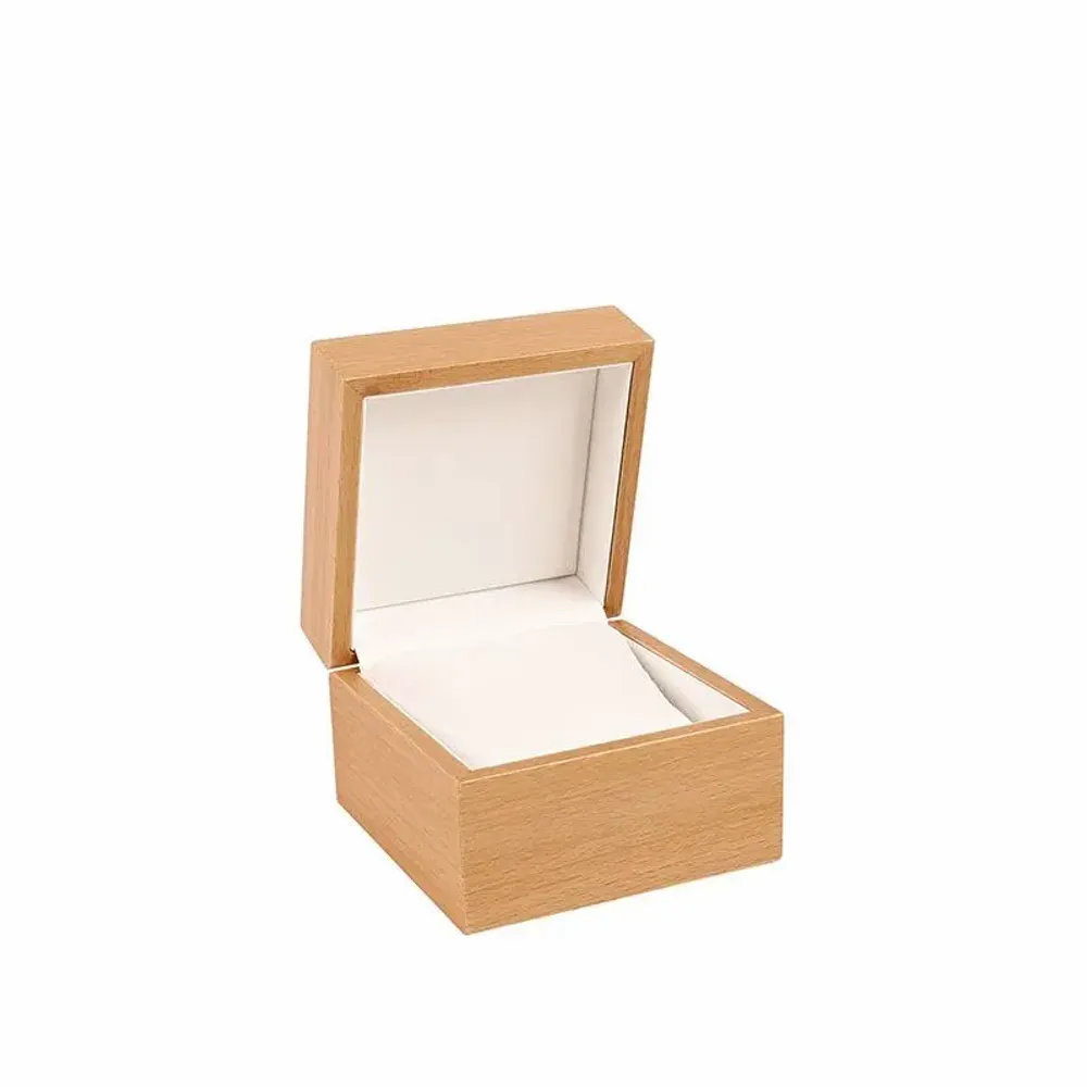 Gifts - Light beechwood watch case with matte varnish, white synthetic inner cushion - LAVAL 1878