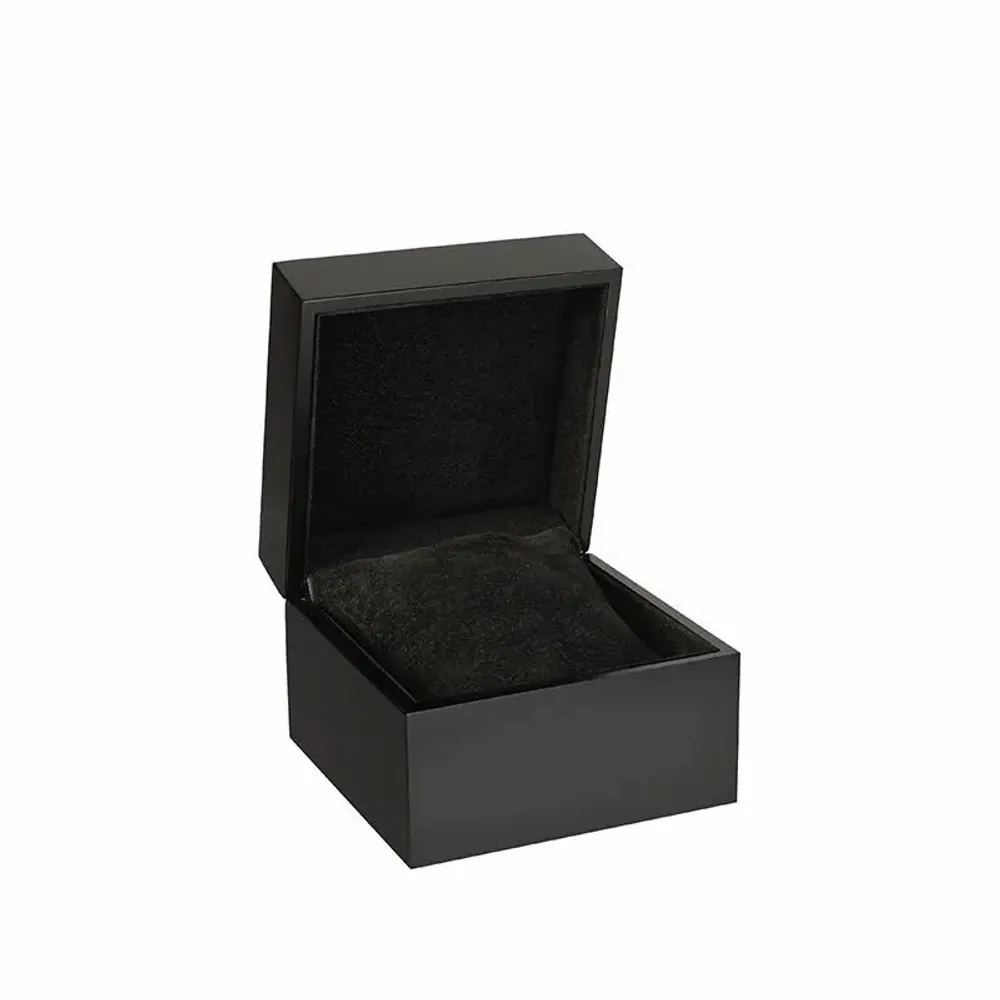 Gifts - Black satin-painted wooden watch case - LAVAL 1878