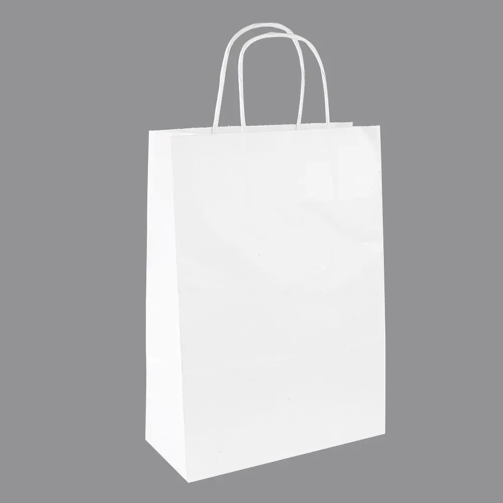 Cadeaux - Sacs papier kraft blanc 35 x 14 x H 44cm, 100g (x50) - LAVAL 1878