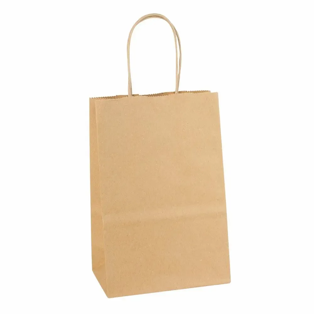 Gifts - Natural kraft paper bags 14 x 8 x H 21cm, 90g (x50) - LAVAL 1878