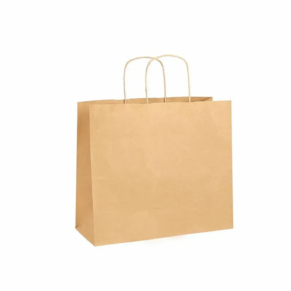 Gifts - Natural kraft paper bags 34 x 14 x H 29.5cm, 110g (x50) - LAVAL 1878