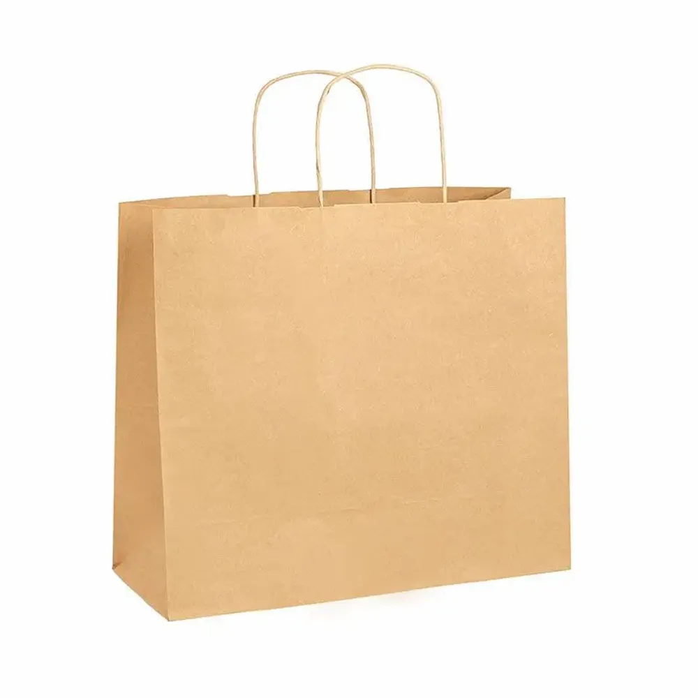 Cadeaux - Sacs papier kraft naturel 43 x 16 x H 33cm, 110g (x50) - LAVAL 1878