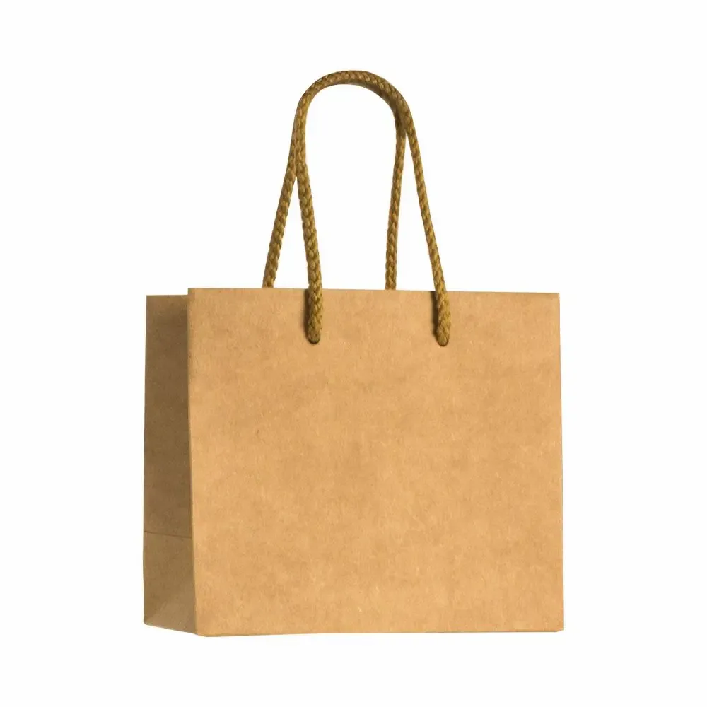 Gifts - Premium natural kraft paper bags 16 x 8 x H 14cm, 175g (x12) - LAVAL 1878